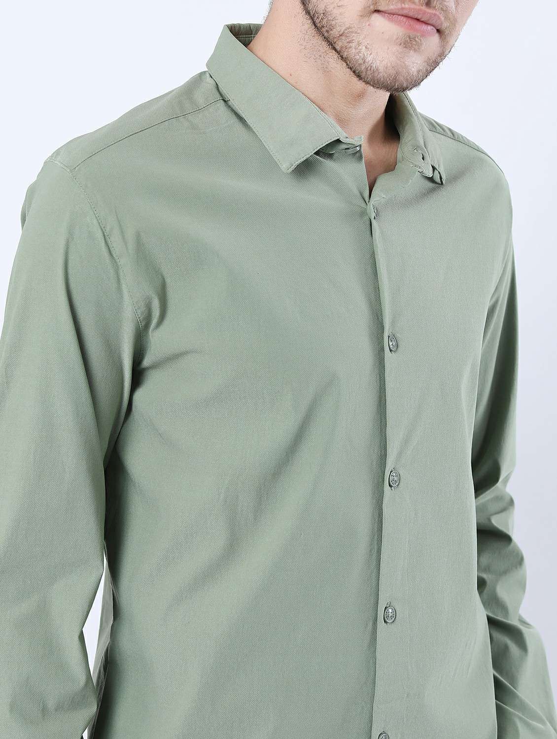 men collared long sleeves casual shirt - 21487211 -  Standard Image - 5