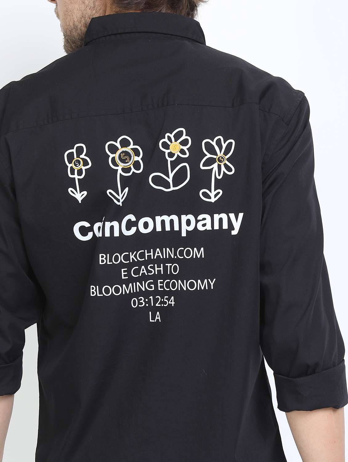 men black collared neck casual shirts - 21487254 -  Standard Image - 5