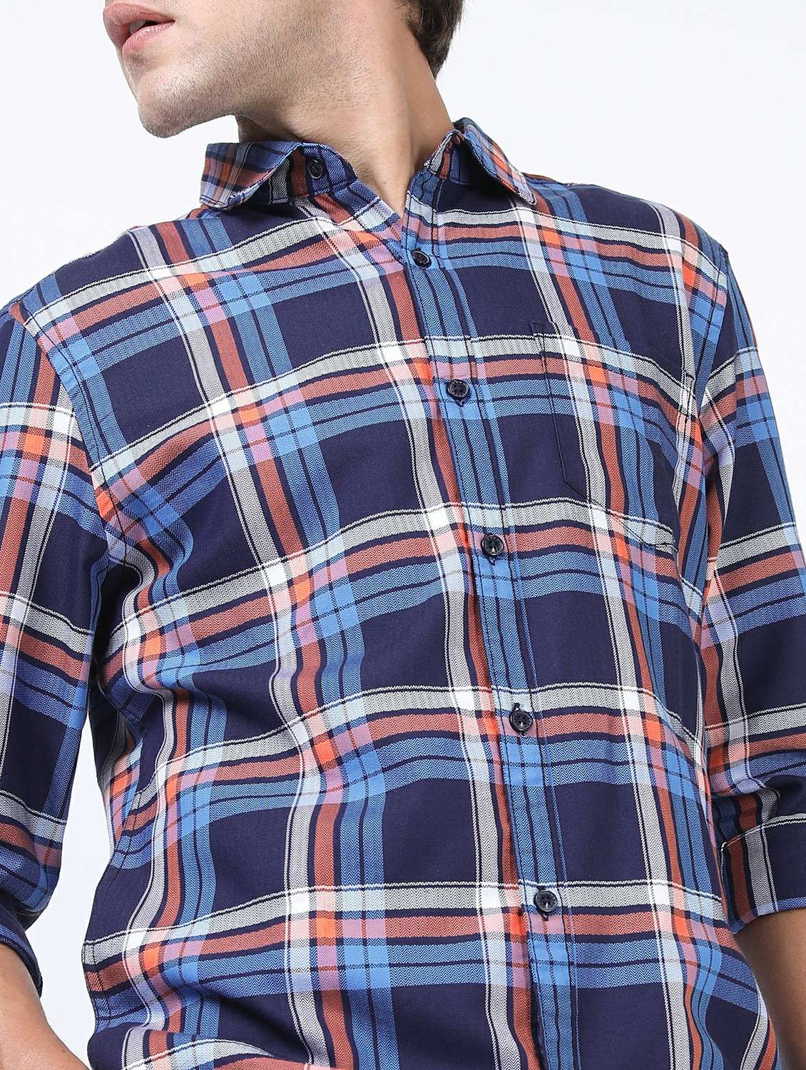 men collared long sleeves casual shirt - 21487276 -  Standard Image - 5