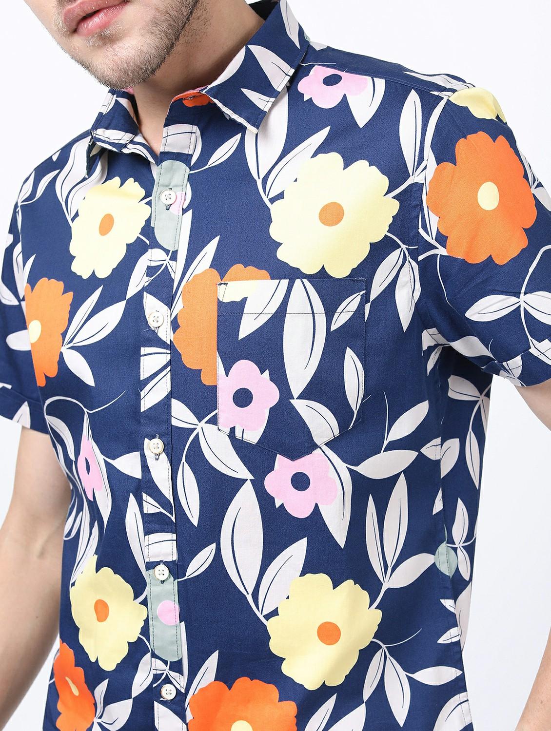 men collared short sleeves casual shirt - 21487291 - Standard Image - 5