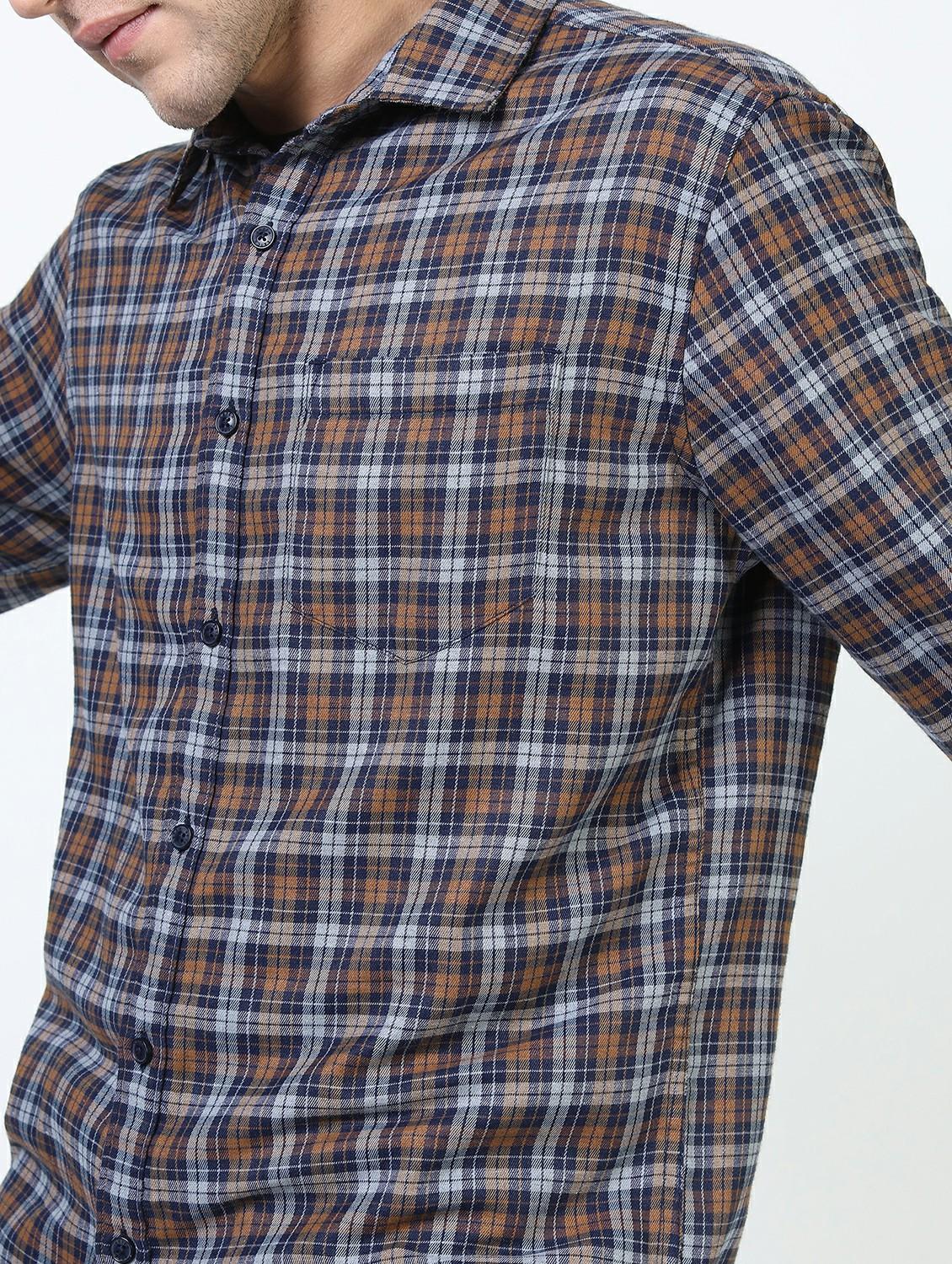men collared long sleeves casual shirt - 21487325 - Standard Image - 5