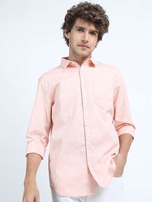 men collared long sleeves casual shirt - 21487341 - Standard Image - 0