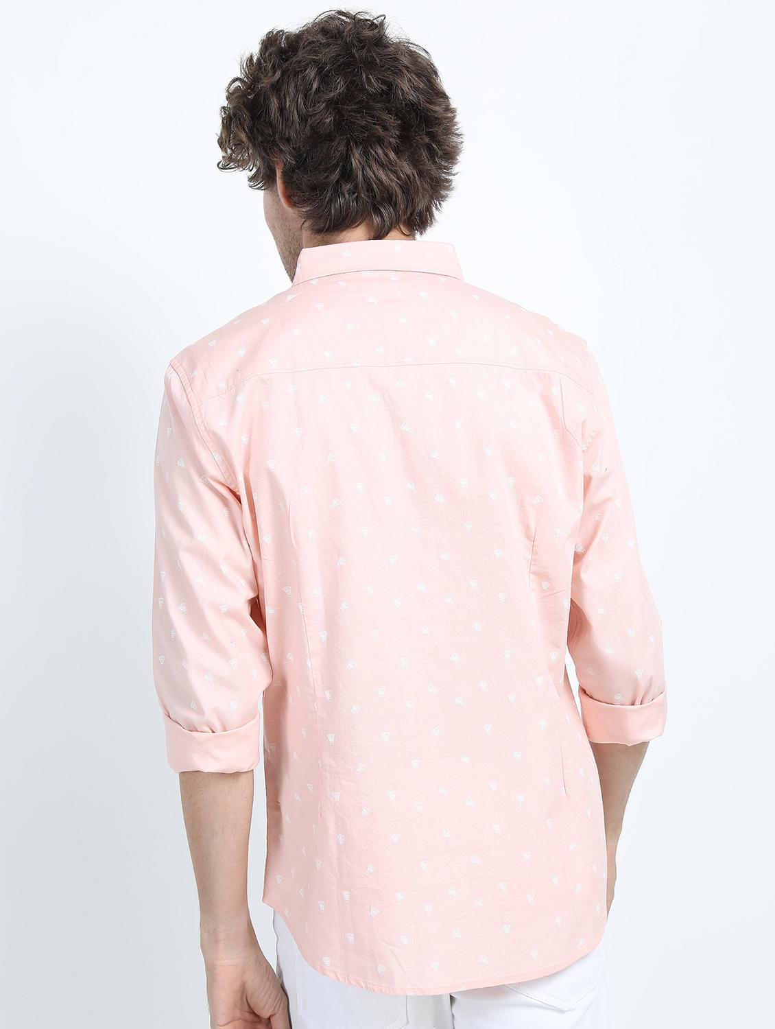 men collared long sleeves casual shirt - 21487341 - Standard Image - 3