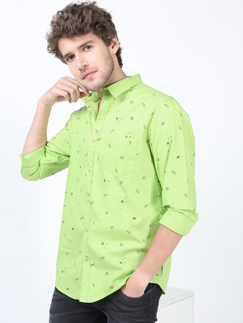 men collared long sleeves casual shirt - 21487346 - Standard Image - 0