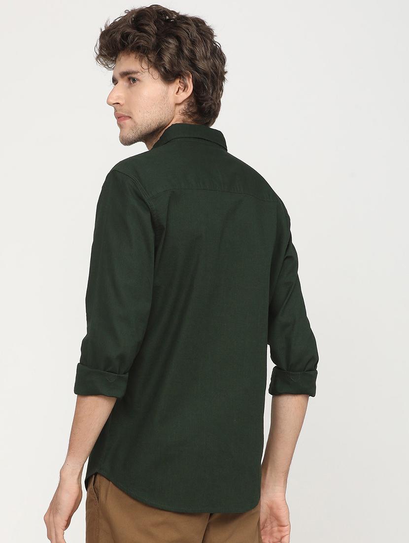 men collared color block casual shirt - 21487650 - Standard Image - 3