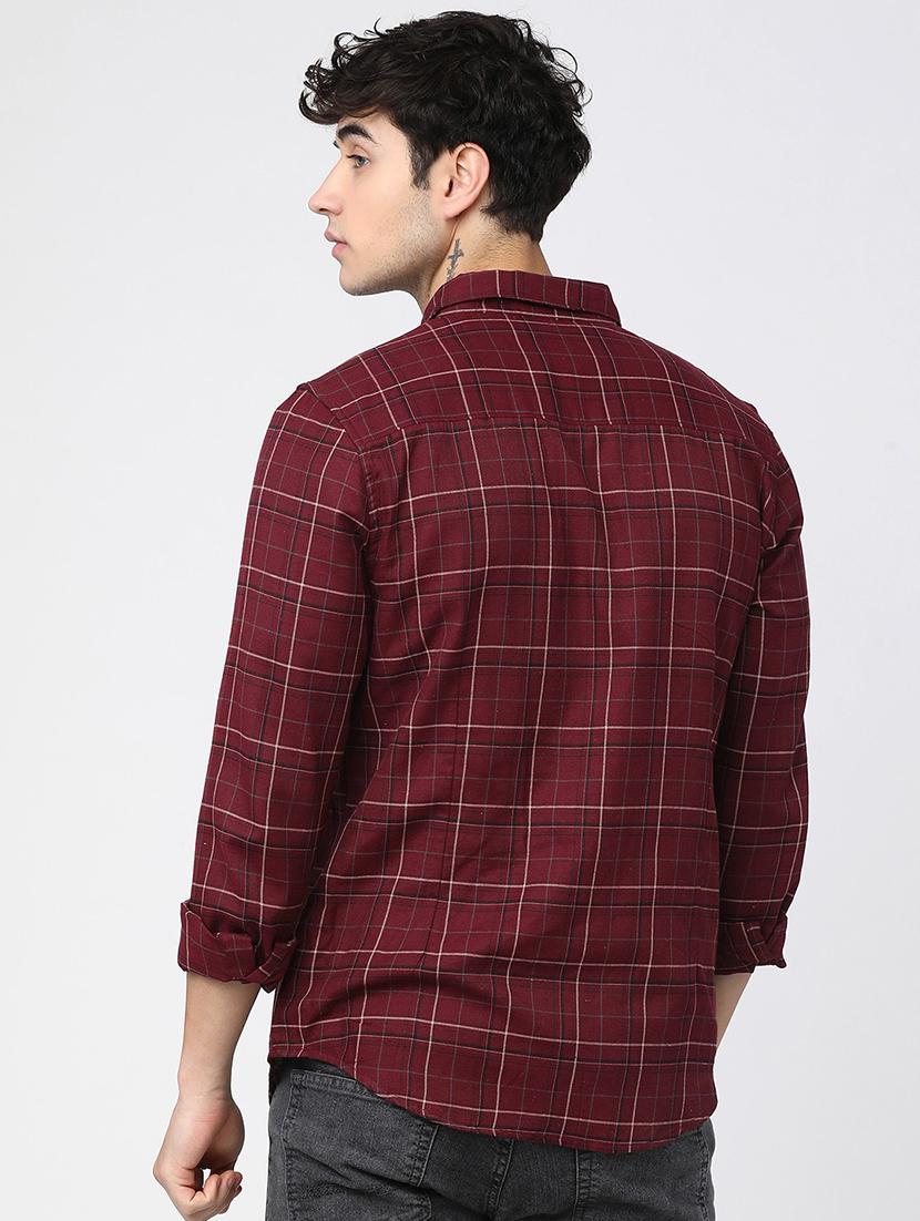 men collared long sleeves casual shirt - 21487660 - Standard Image - 3