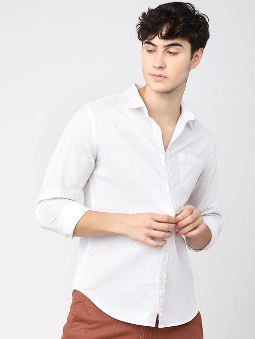 men collared long sleeves casual shirt - 21487666 - Standard Image - 0