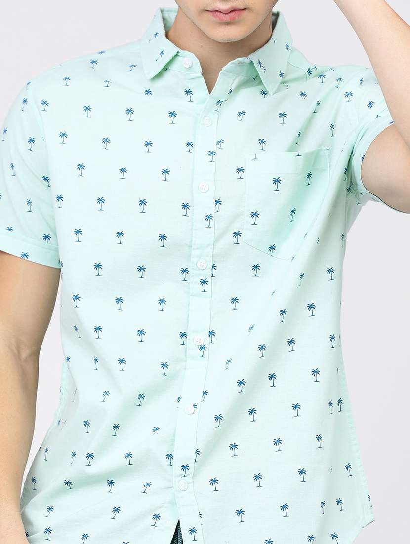 men collared short sleeves casual shirt - 21487677 -  Standard Image - 5
