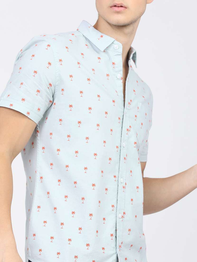 men collared short sleeves casual shirt - 21487678 -  Standard Image - 5