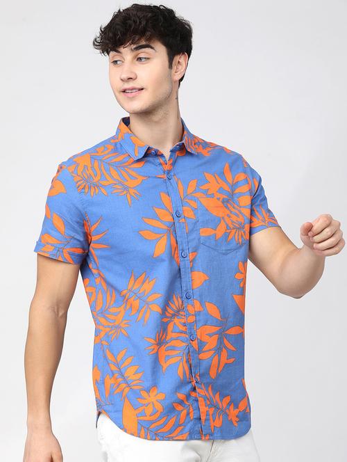 men collared short sleeves casual shirt - 21487680 - Standard Image - 0