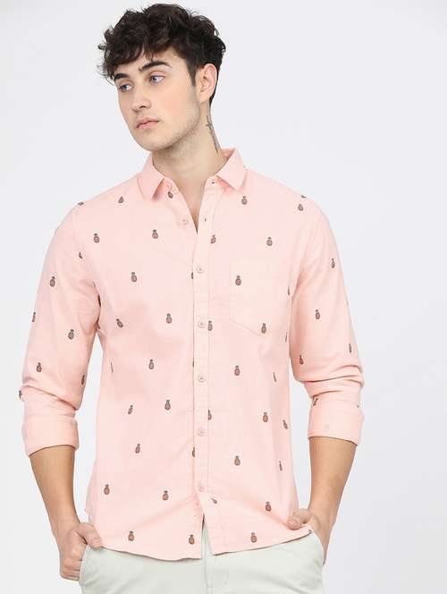 men collared long sleeves casual shirt - 21487690 -  Standard Image - 0