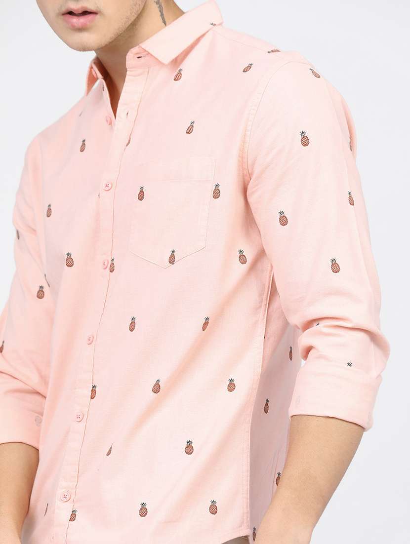 men collared long sleeves casual shirt - 21487690 -  Standard Image - 5