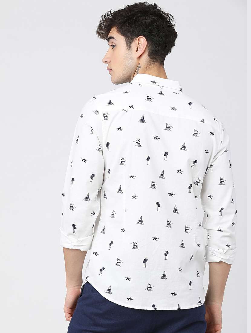 men collared long sleeves casual shirt - 21487693 -  Standard Image - 3