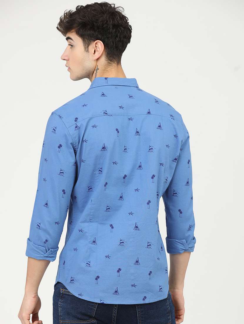 men collared long sleeves casual shirt - 21487695 -  Standard Image - 3