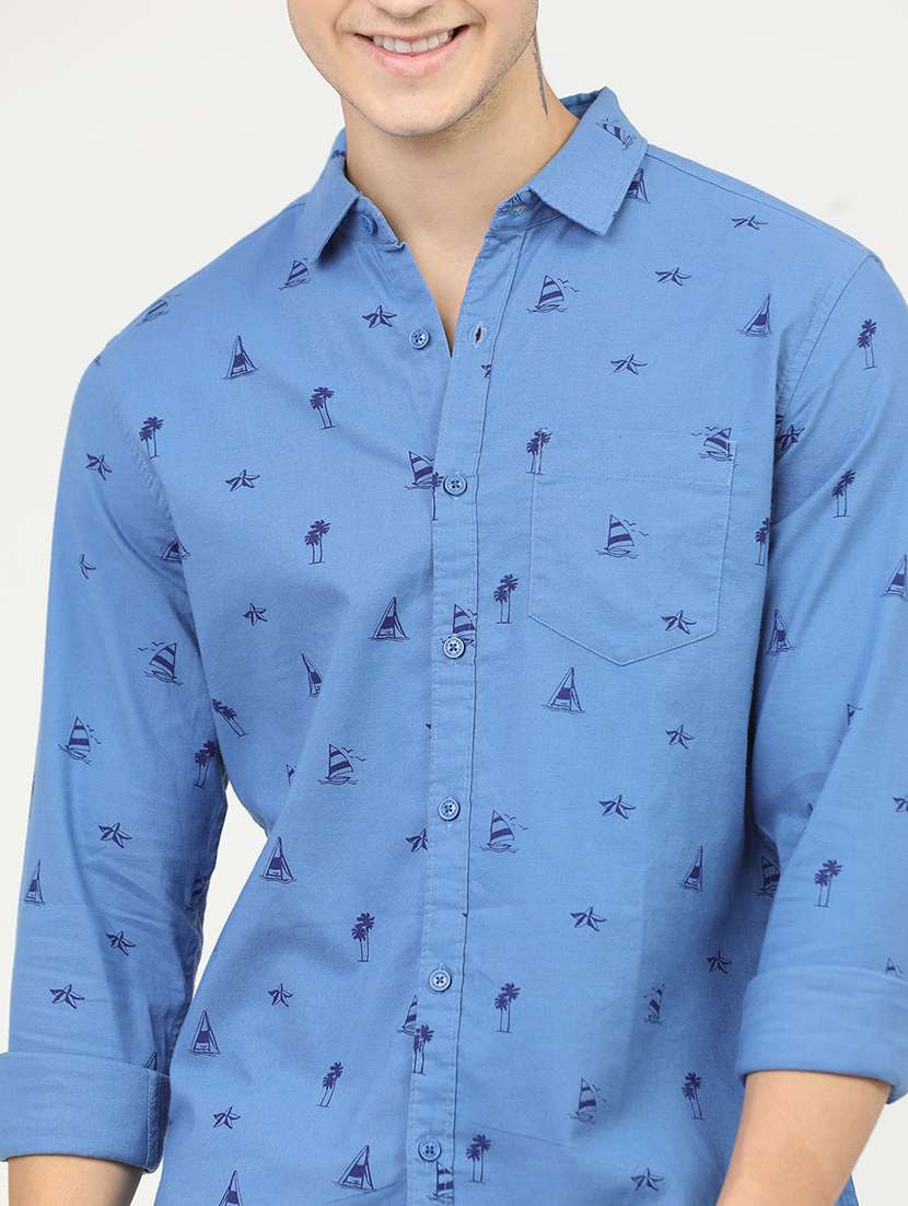 men collared long sleeves casual shirt - 21487695 -  Standard Image - 5