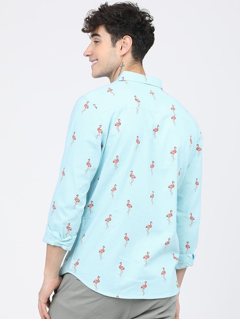 men collared long sleeves casual shirt - 21487697 - Standard Image - 3