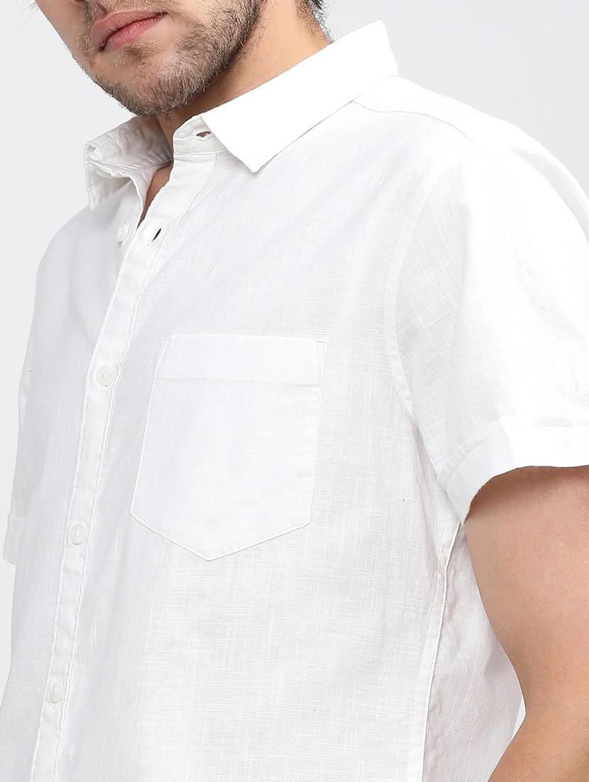 men collared short sleeves casual shirt - 21487711 - Standard Image - 5