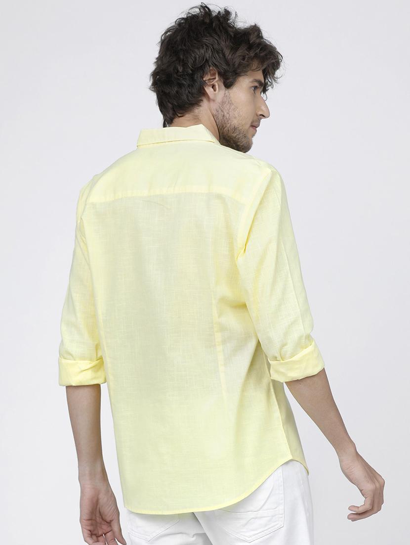 men collared long sleeves casual shirt - 21487714 - Standard Image - 3