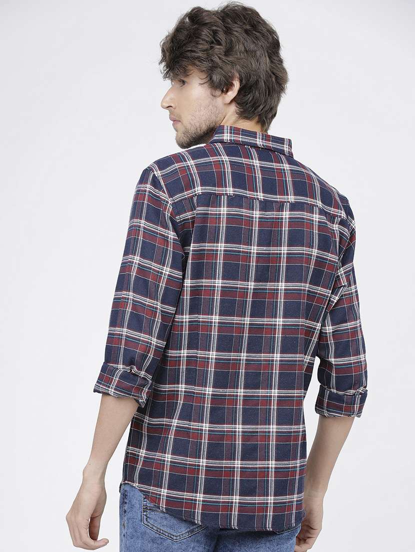 men collared long sleeves casual shirt - 21487716 -  Standard Image - 3