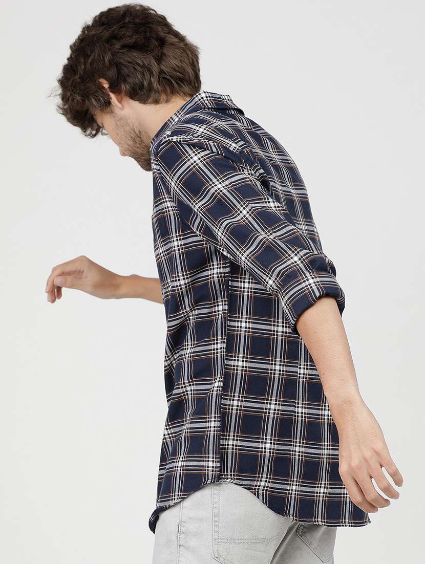 men collared long sleeves casual shirt - 21487721 -  Standard Image - 3