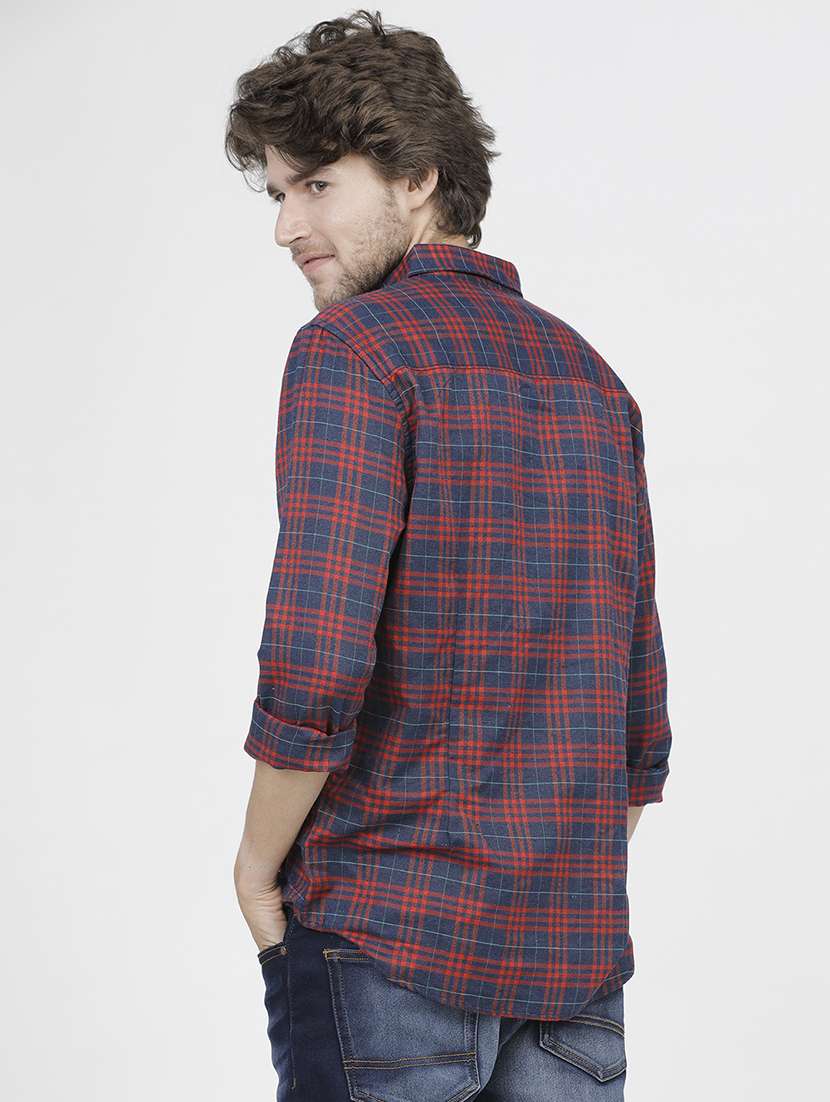 men collared long sleeves casual shirt - 21487726 - Standard Image - 3