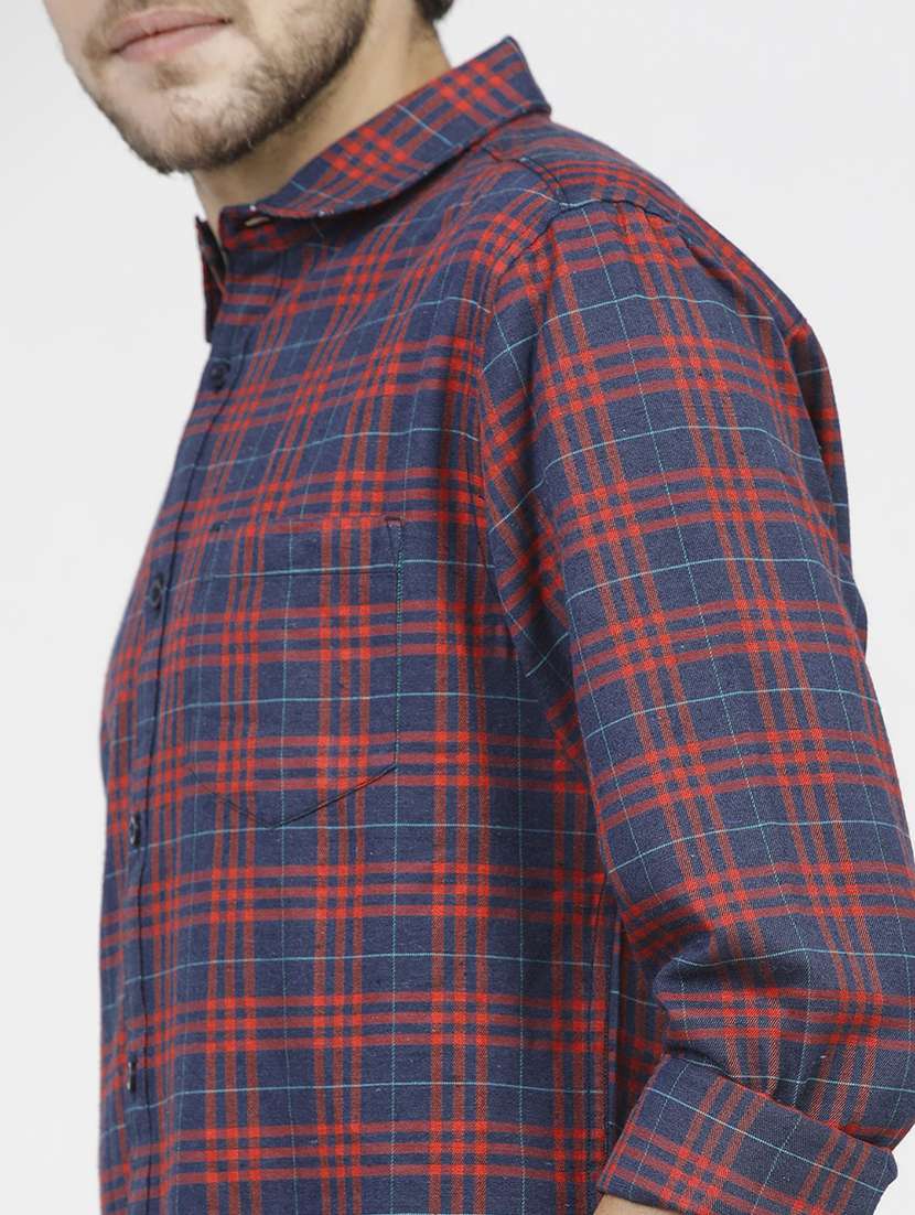 men collared long sleeves casual shirt - 21487726 - Standard Image - 5