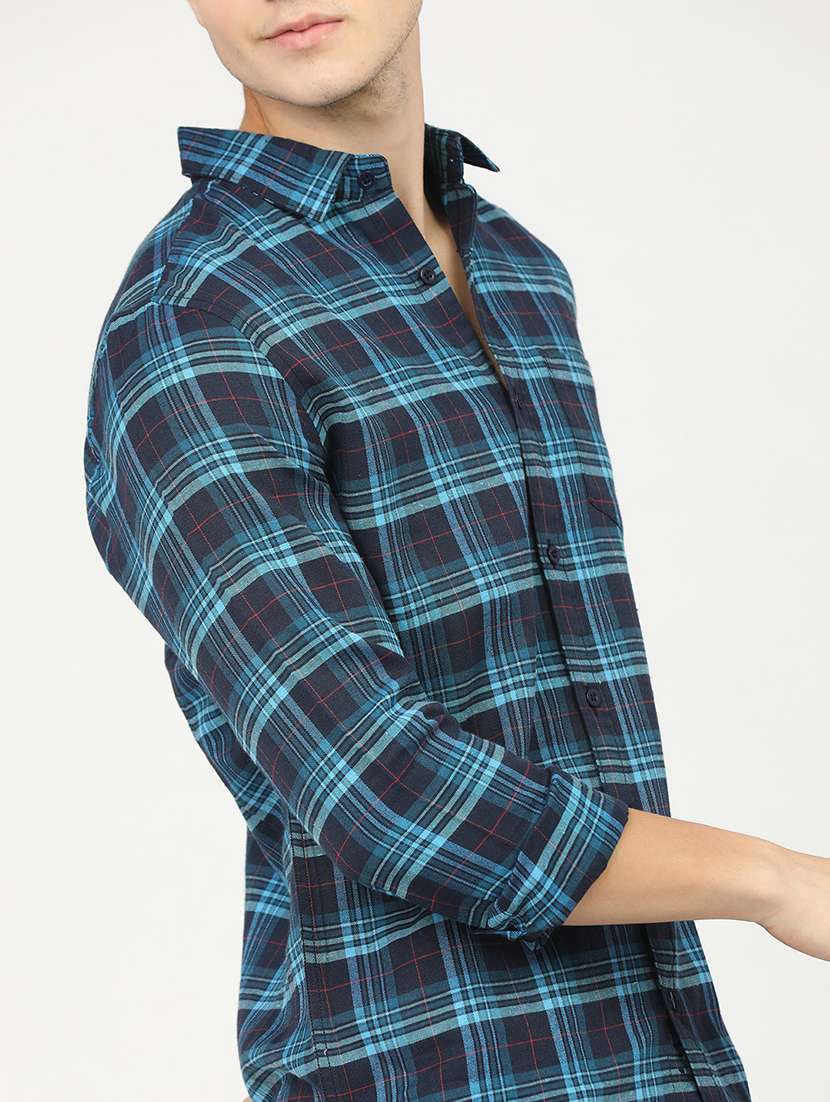 men collared long sleeves casual shirt - 21487729 -  Standard Image - 5