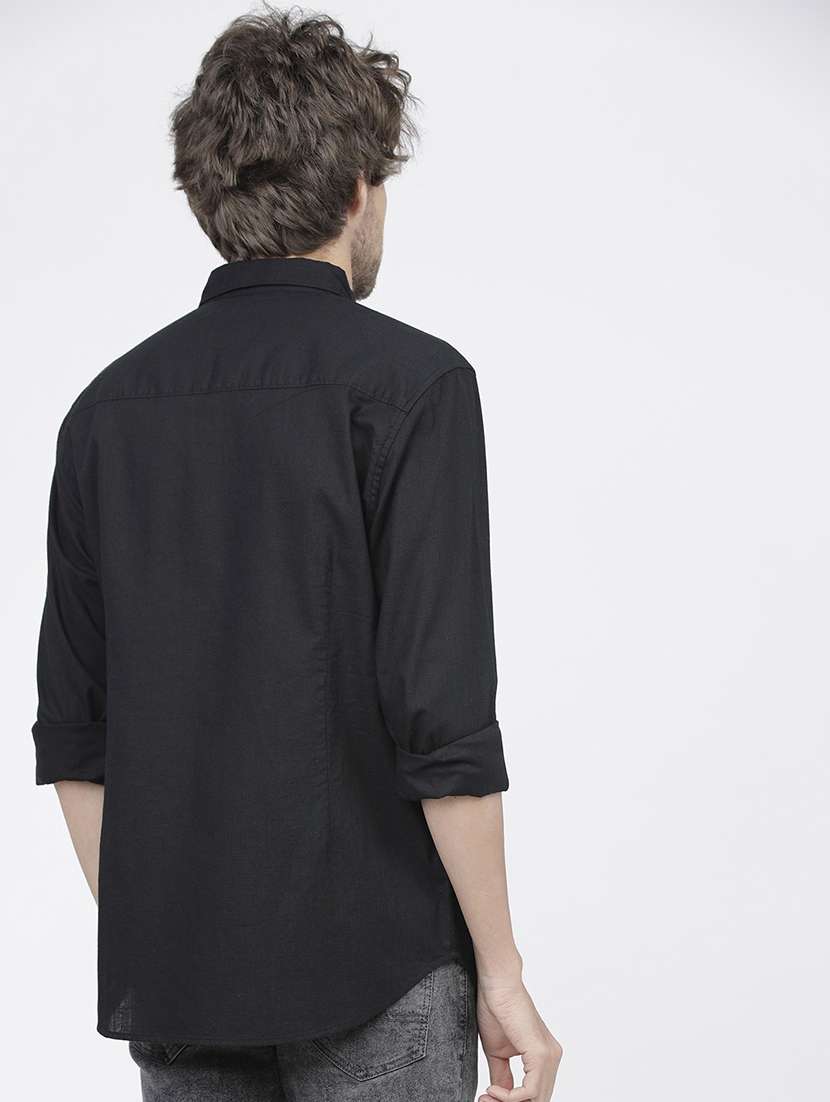 men collared long sleeves casual shirt - 21487745 -  Standard Image - 3