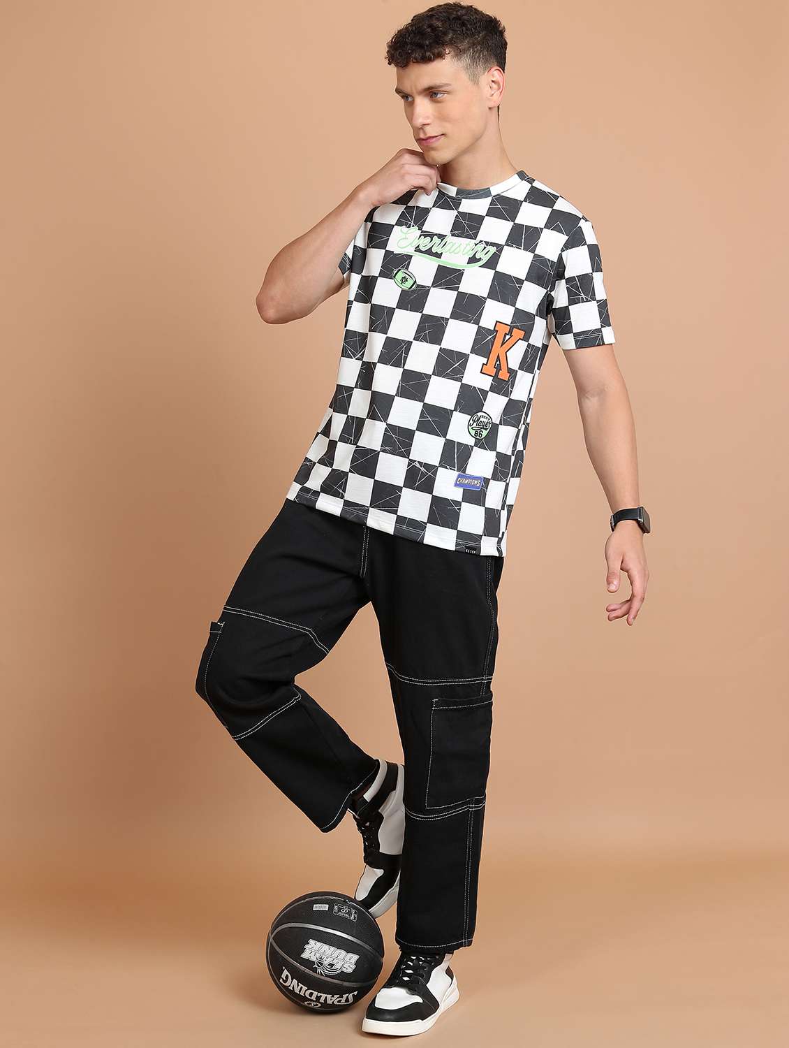 men all over print short sleeves t-shirt - 21487833 -  Standard Image - 3
