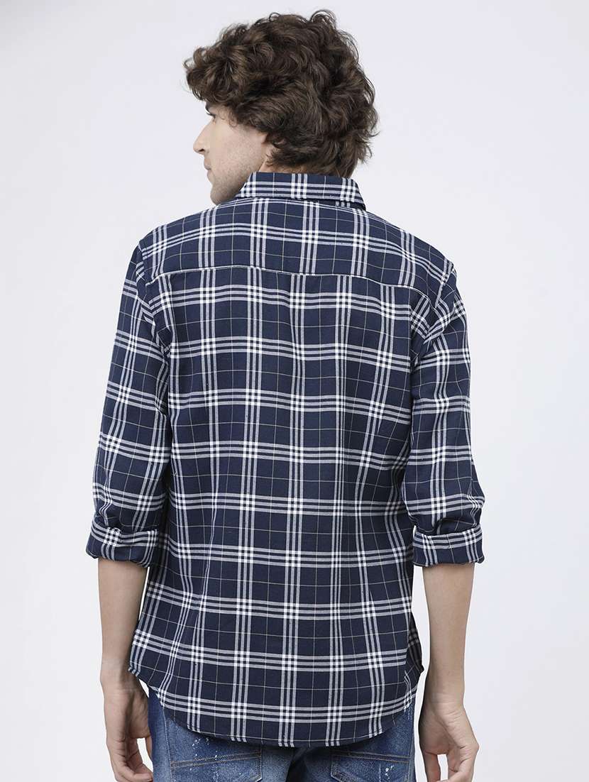 men checkered casual wear shirt - 21487847 -  Standard Image - 3