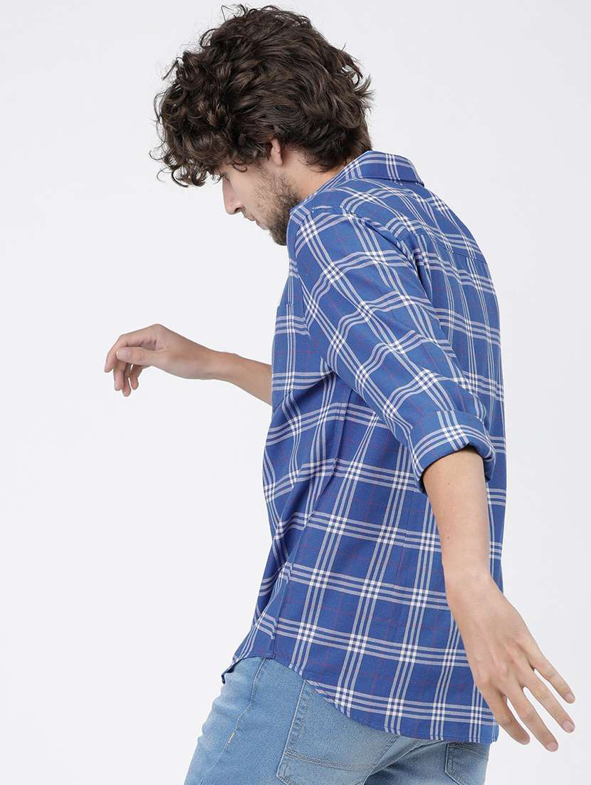 men checkered casual wear shirt - 21487851 -  Standard Image - 3