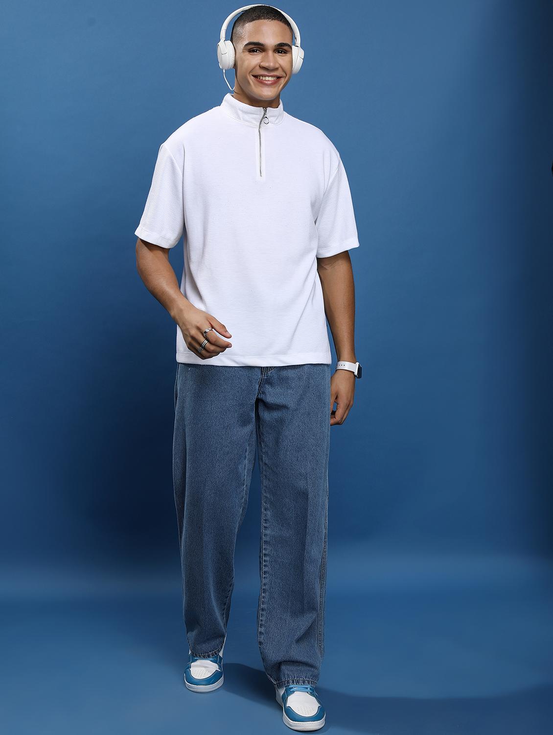 men short sleeved plain t-shirt - 21487864 - Standard Image - 3