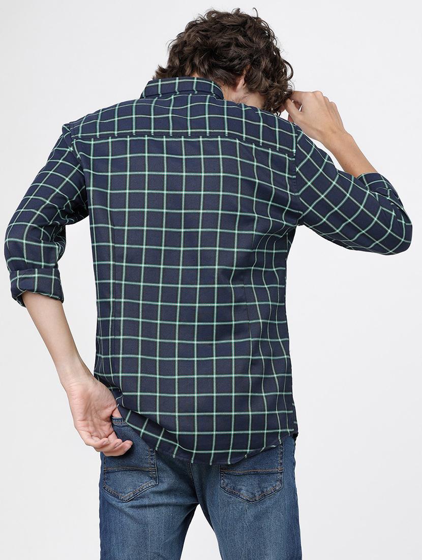 men checkered casual wear shirt - 21487876 - Standard Image - 3