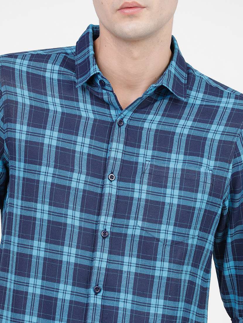 men checkered casual wear shirt - 21487891 - Standard Image - 5