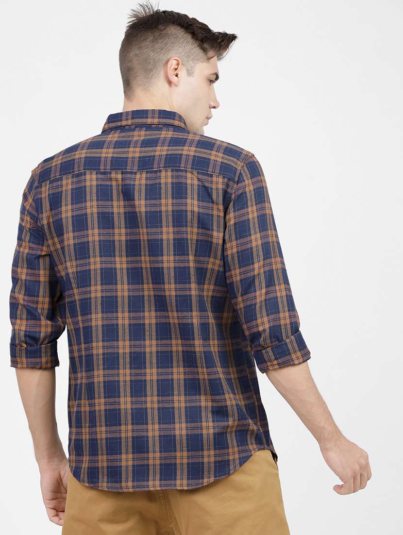 men checkered casual wear shirt - 21487892 -  Standard Image - 3