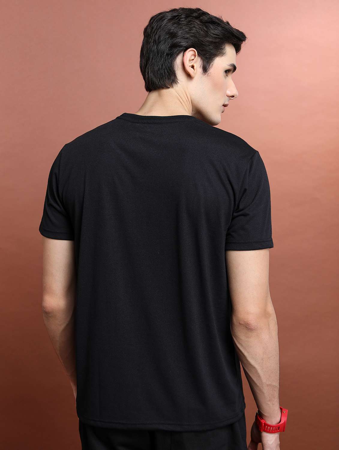men round neck front print t-shirt - 21487896 -  Standard Image - 3