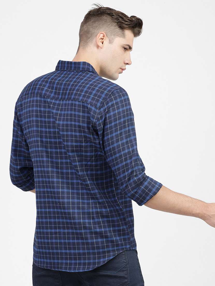 men checkered casual wear shirt - 21487898 -  Standard Image - 3