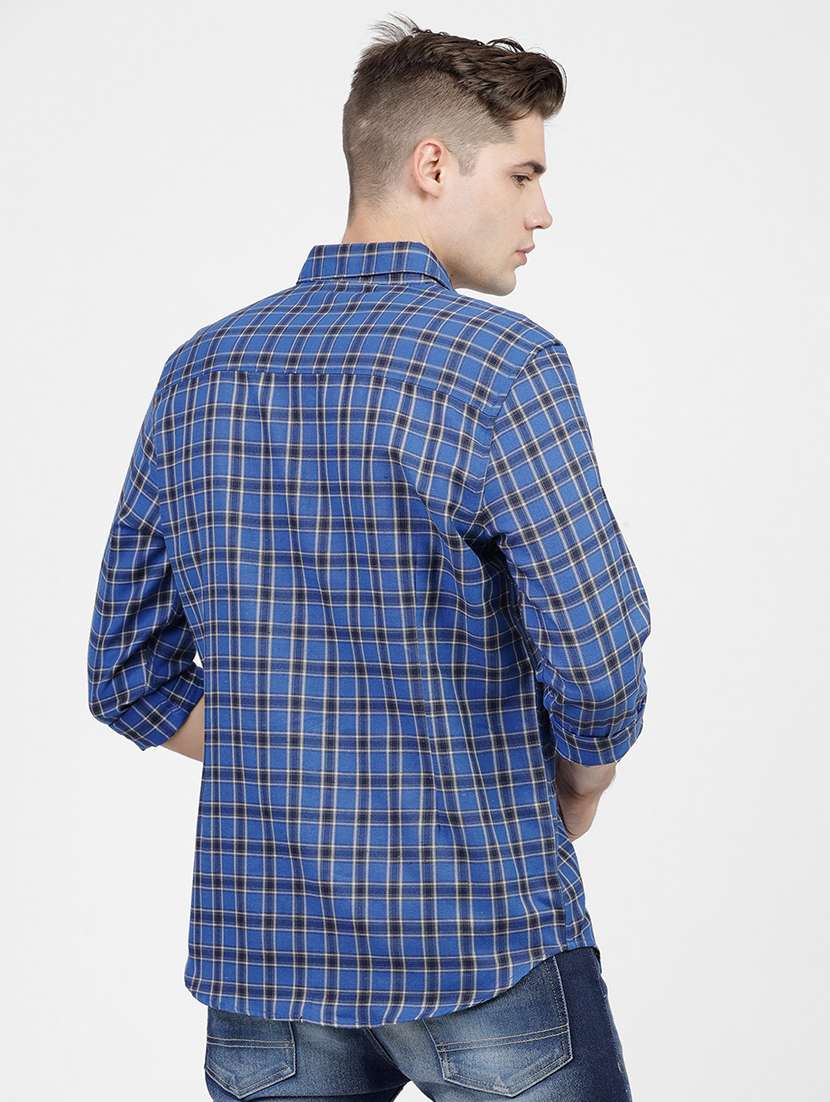 men checkered casual wear shirt - 21487909 -  Standard Image - 3