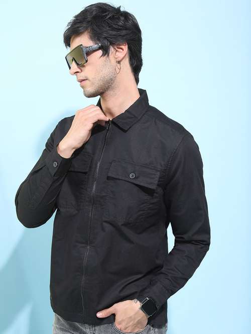 men long sleeved solid casual shirt - 21487961 -  Standard Image - 0