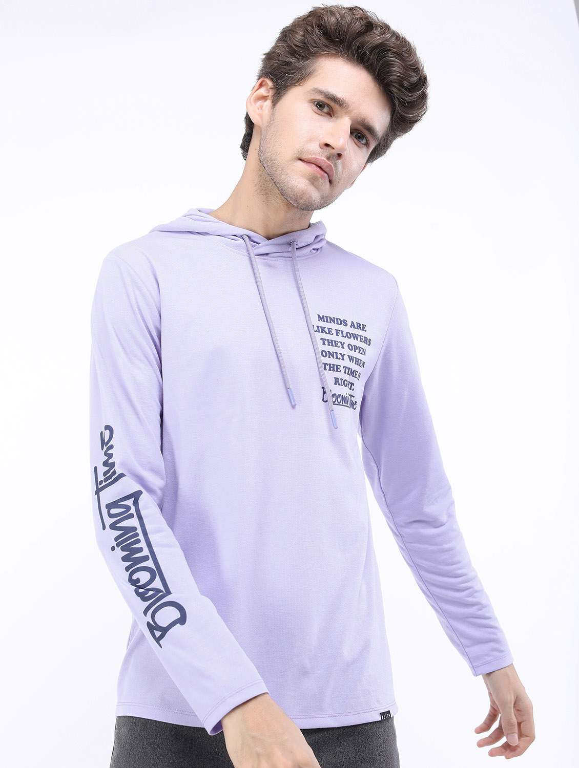 men long sleeved back printed t-shirt - 21488038 -  Zoom Image - 0