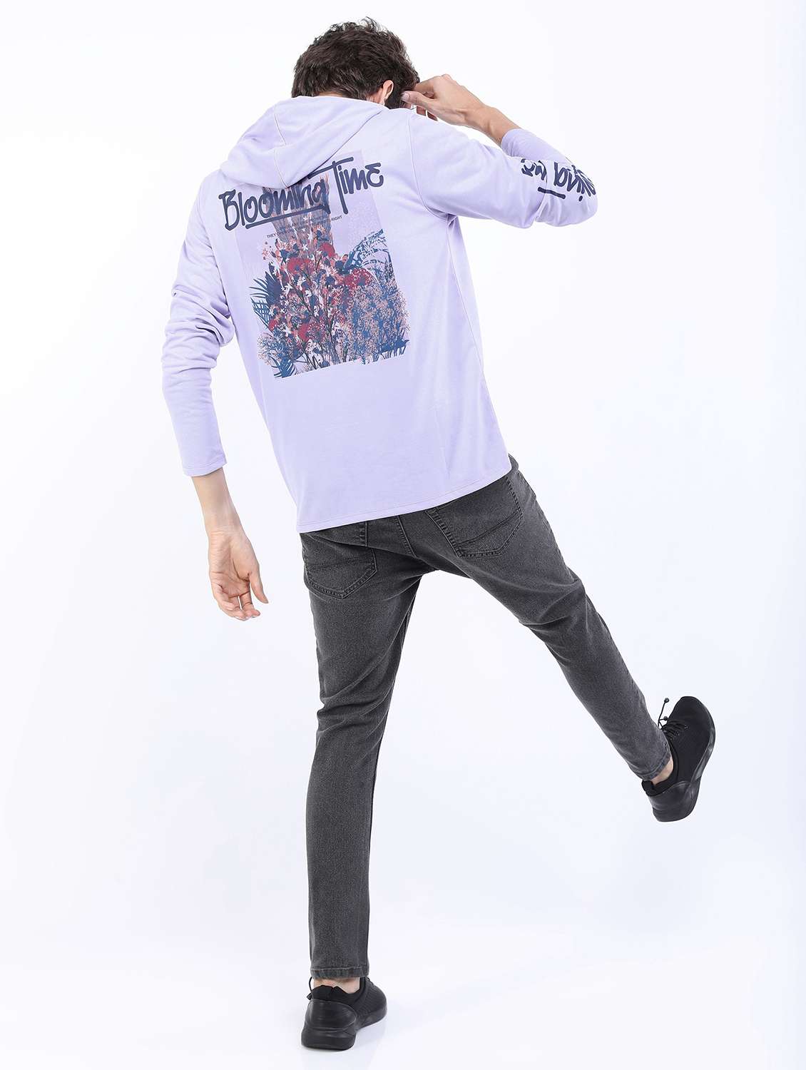 men long sleeved back printed t-shirt - 21488038 -  Standard Image - 3