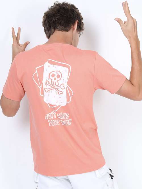 men back print short sleeve regular fit t-shirt - 21488051 -  Standard Image - 0