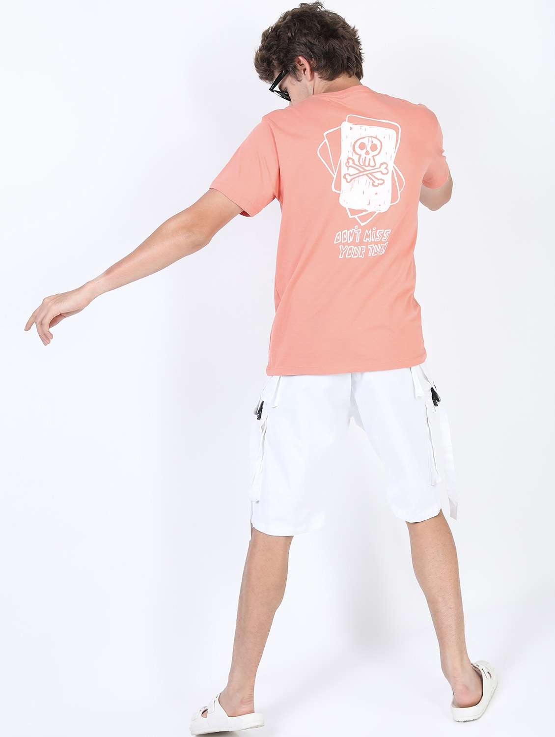 men back print short sleeve regular fit t-shirt - 21488051 -  Standard Image - 3