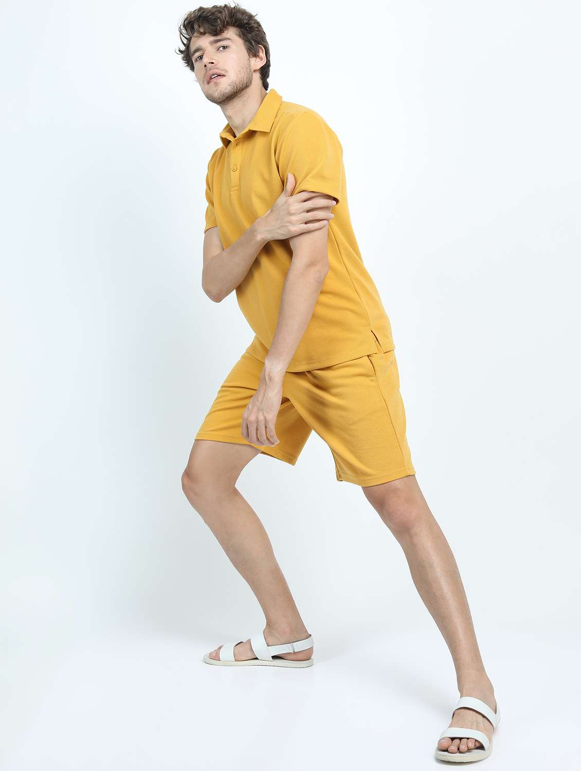 men solid short sleeve regular fit polo t-shirt - 21488098 -  Standard Image - 3