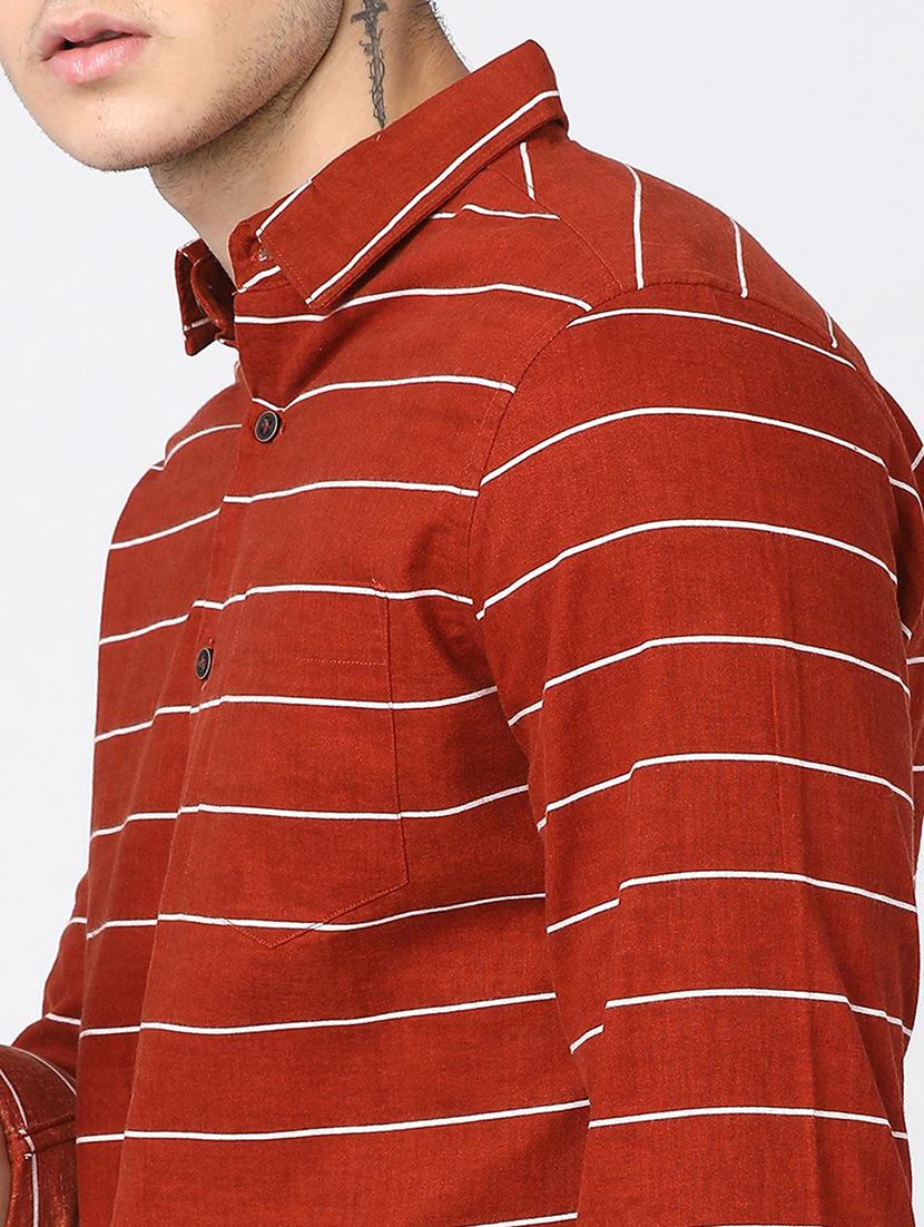 men striped casual shirt - 21488497 - Standard Image - 5