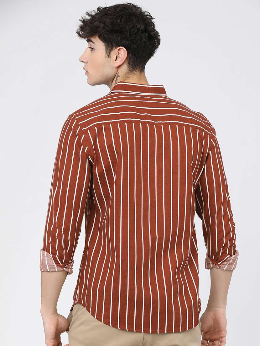 men striped casual shirt - 21488508 -  Standard Image - 3