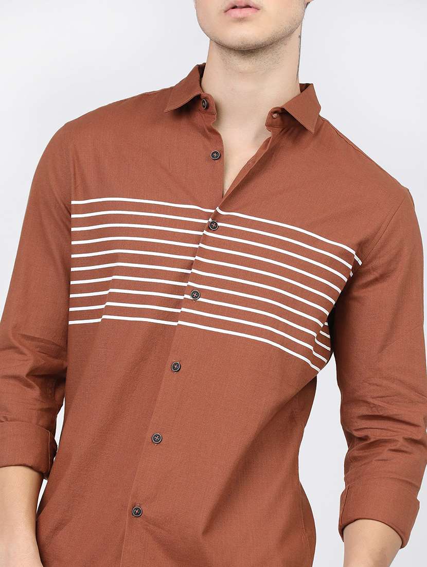 men striped casual shirt - 21488515 -  Standard Image - 5