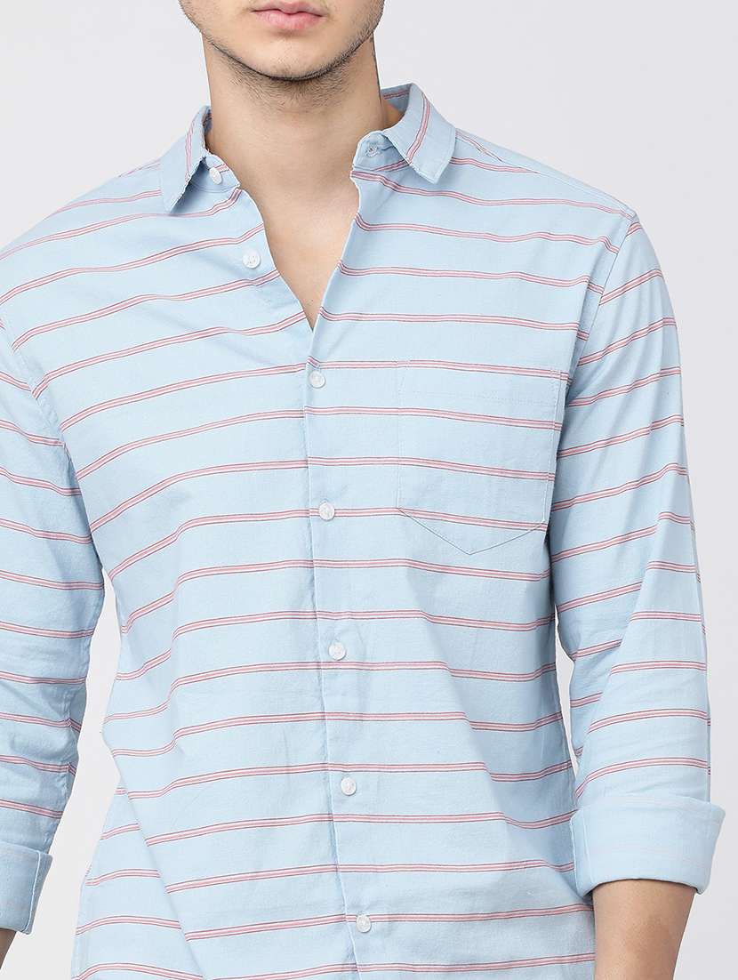 men striped casual shirt - 21488523 -  Standard Image - 5