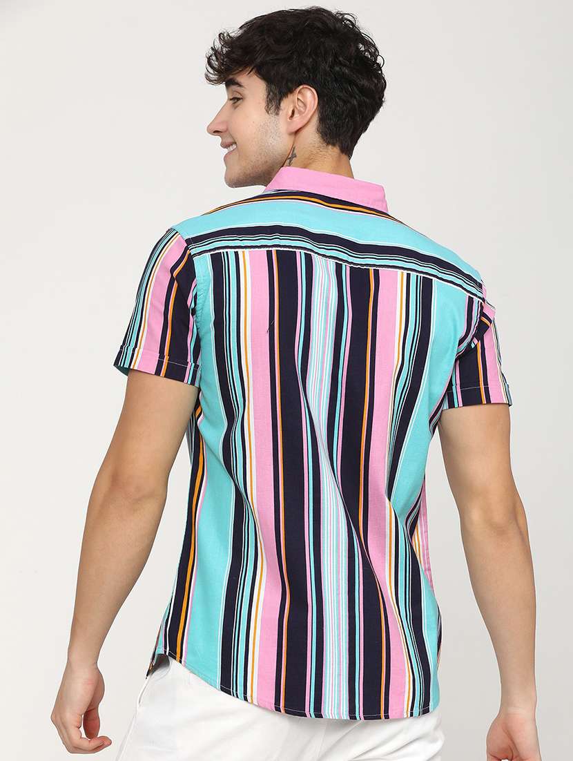 men striped casual shirt - 21488525 -  Standard Image - 3