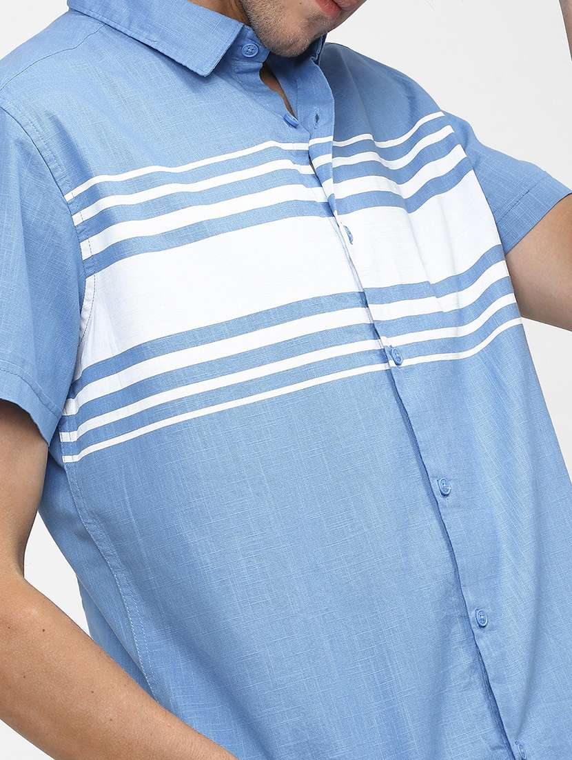 men striped casual shirt - 21488531 -  Standard Image - 5